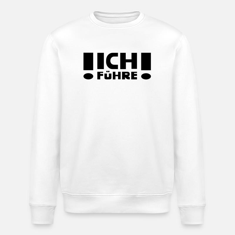 Je mène - Sweat bio ROLLER Stanley/Stella Unisexe - blanc