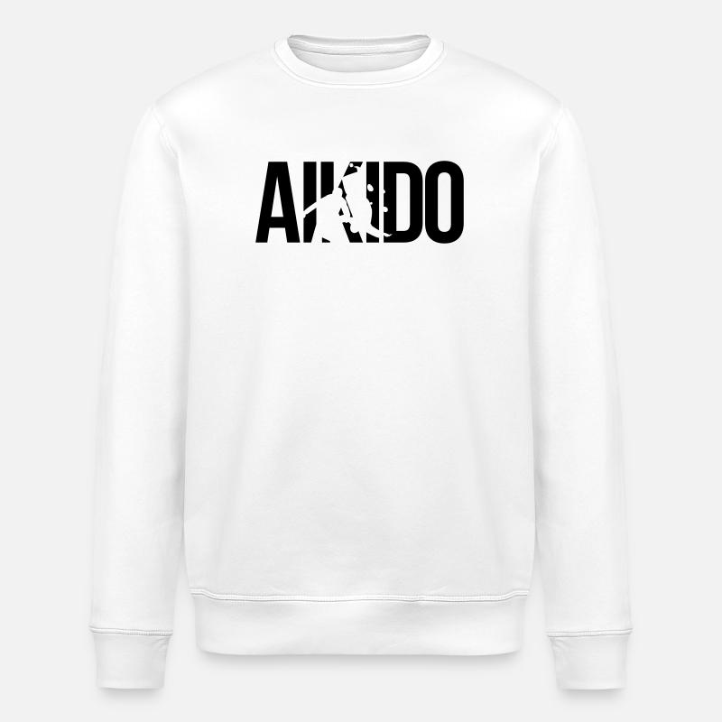 aikido - Stanley/Stella Unisex Bio-Sweatshirt ROLLER - Weiß