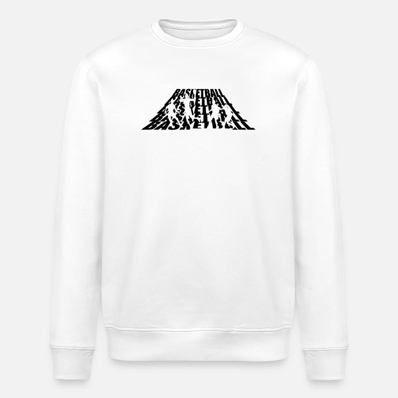 BASKETBALL - Stanley/Stella ROLLER Unisex Organic Sweatshirt - white