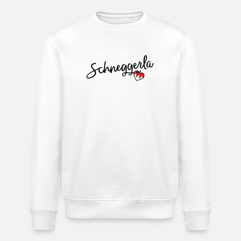 Schneggerla - Stanley/Stella Unisex Bio-Sweatshirt ROLLER - Weiß