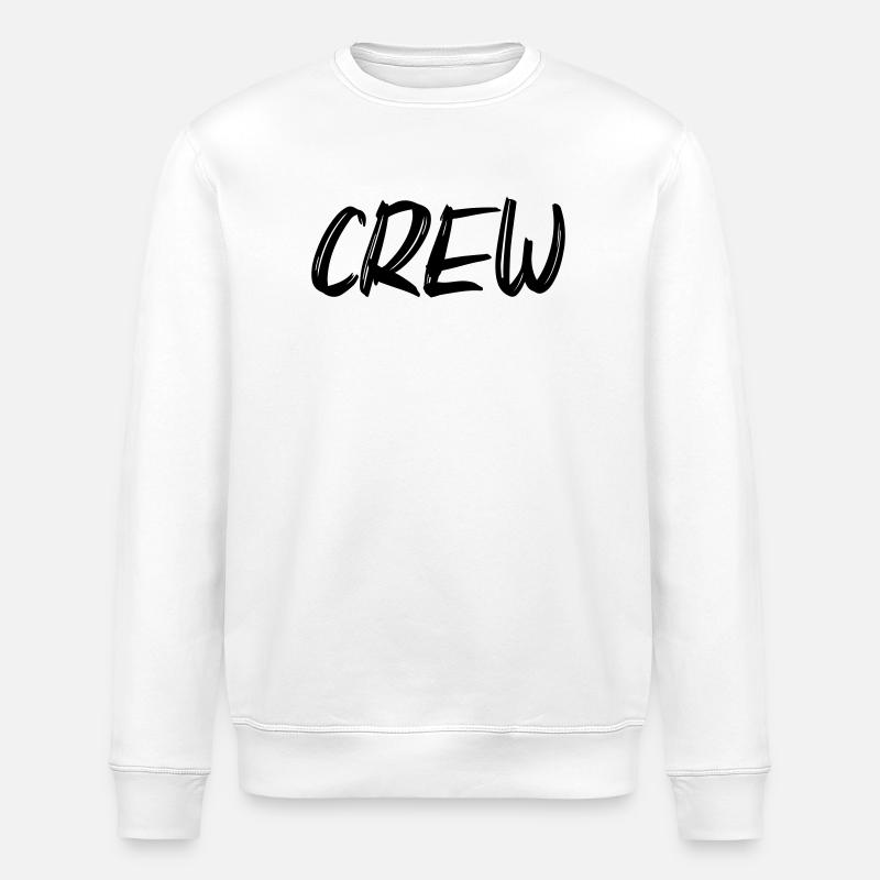 crew - Stanley/Stella ROLLER Unisex Organic Sweatshirt - white
