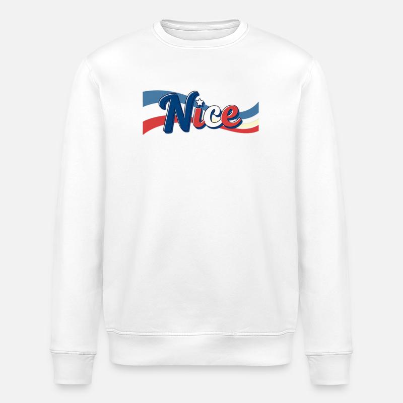 Der Glacenstand von Nizzaq - Stanley/Stella Unisex Bio-Sweatshirt ROLLER - Weiß