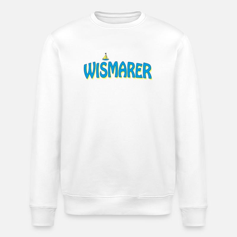 WISMAR - Stanley/Stella ROLLER Unisex Organic Sweatshirt - white