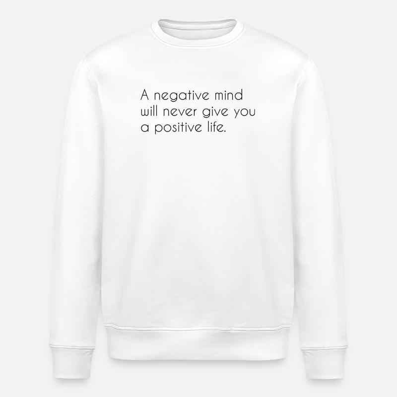 Motivierender Spruch  - Stanley/Stella Unisex Bio-Sweatshirt ROLLER - Weiß