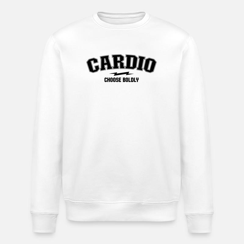 Varsity Arch – Kardiologieabteilung - Stanley/Stella Unisex Bio-Sweatshirt ROLLER - Weiß