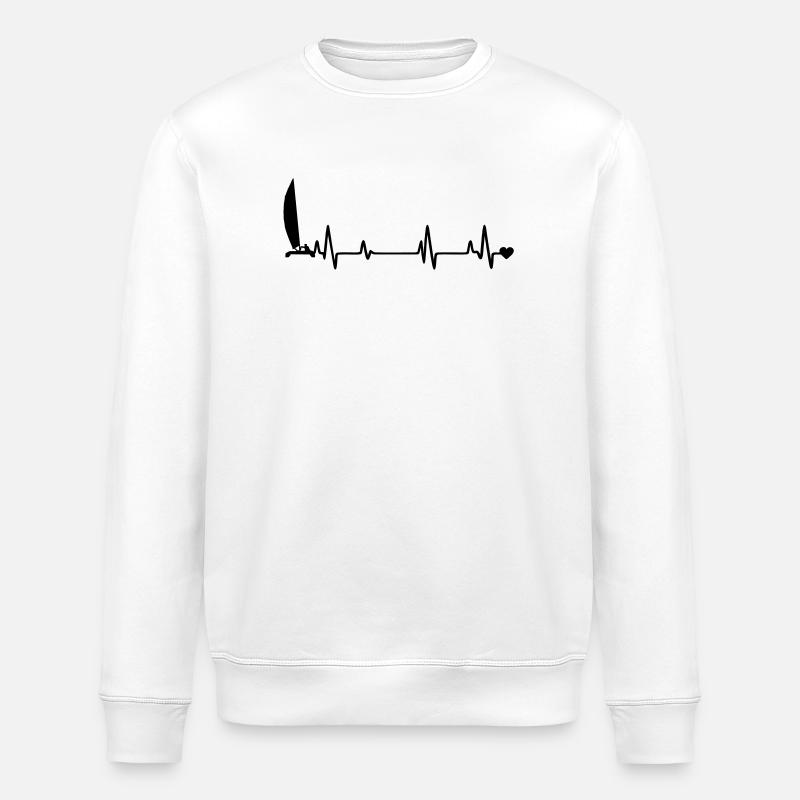 segelboot - Stanley/Stella Unisex Bio-Sweatshirt ROLLER - Weiß