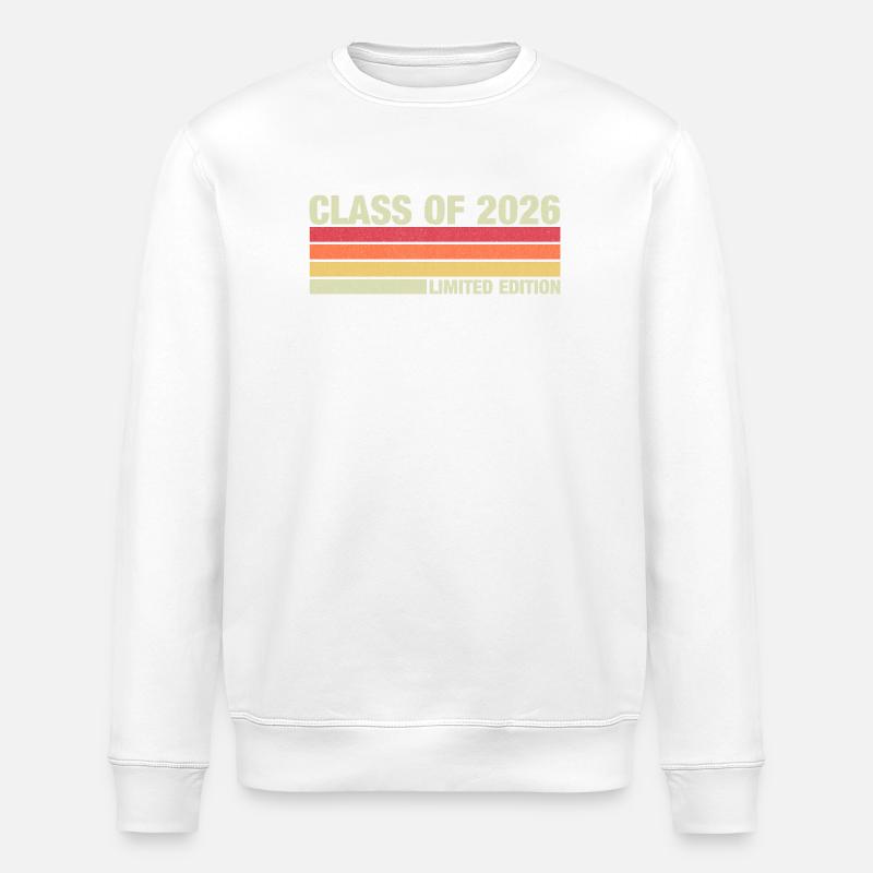 Class of 2026 - Schulabschluss - Stanley/Stella Unisex Bio-Sweatshirt ROLLER - Weiß