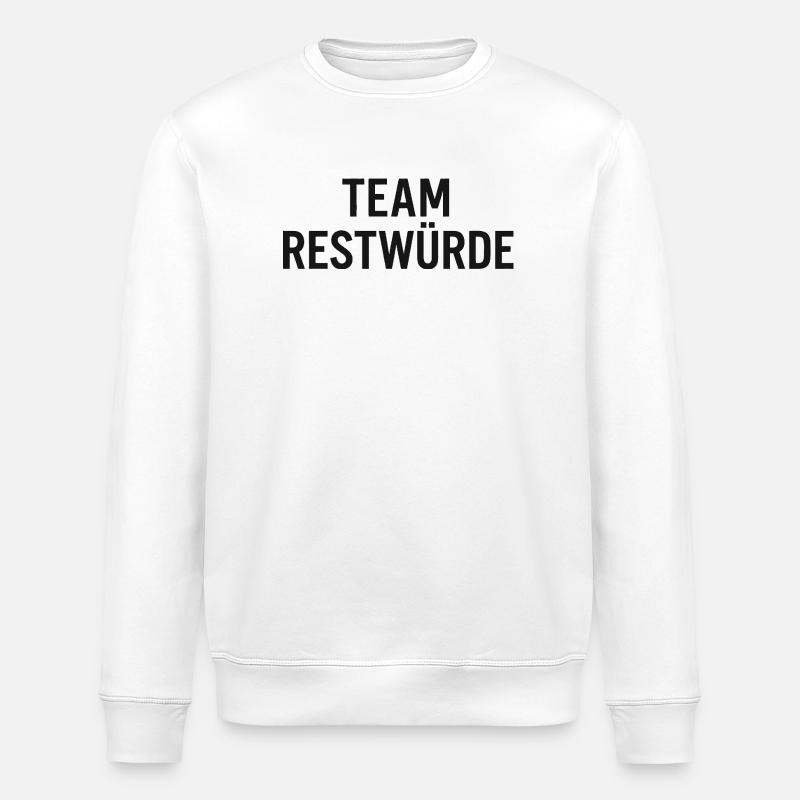 Team Restwürde - Stanley/Stella Unisex Bio-Sweatshirt ROLLER - Weiß