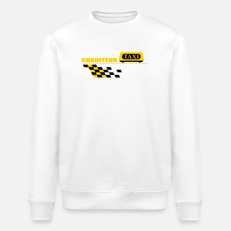 Taxifahrer - Stanley/Stella Unisex Bio-Sweatshirt ROLLER - Weiß