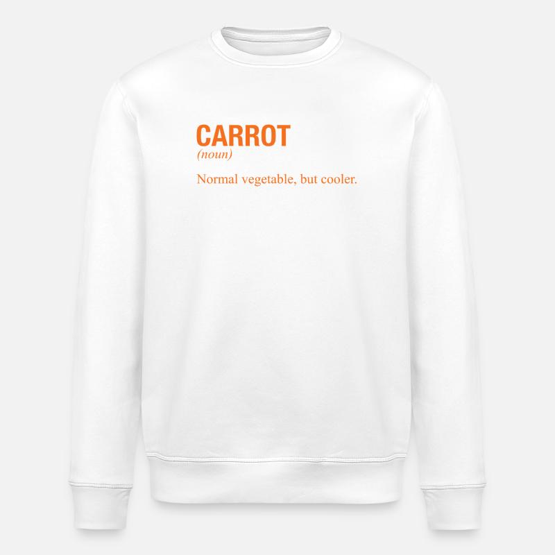 CARROT - Stanley/Stella Unisex Bio-Sweatshirt ROLLER - Weiß