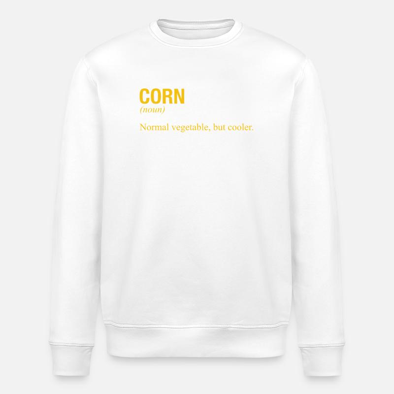 CORN - Stanley/Stella ROLLER Unisex Organic Sweatshirt - white