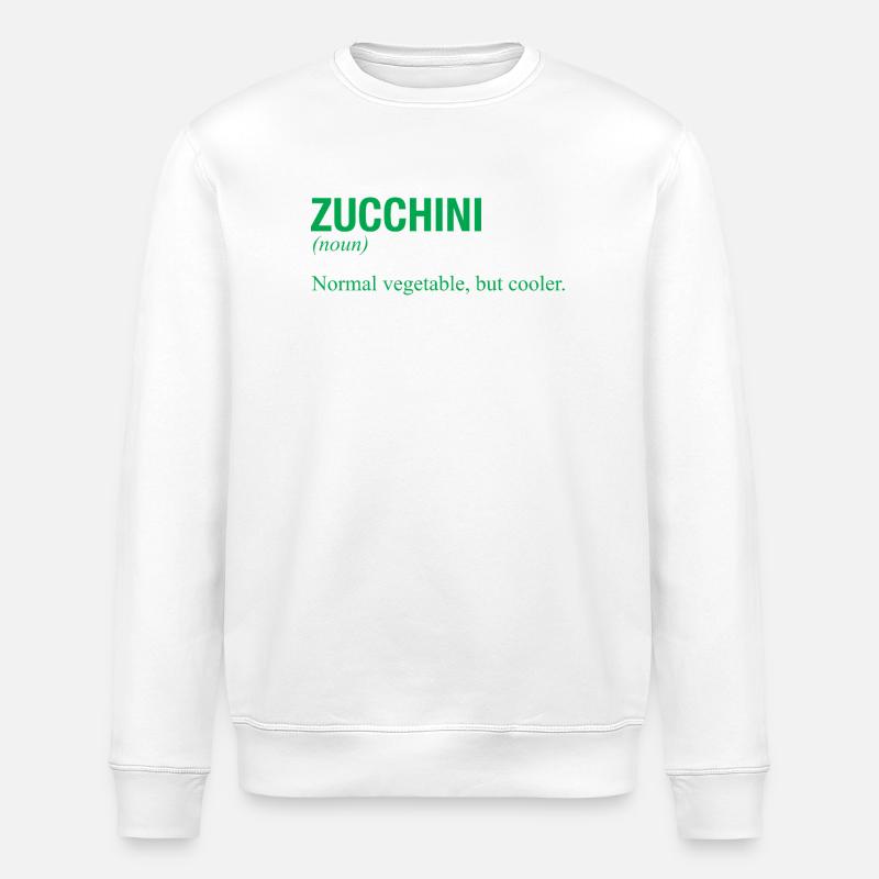 ZUCCHINI - Stanley/Stella Unisex Bio-Sweatshirt ROLLER - Weiß