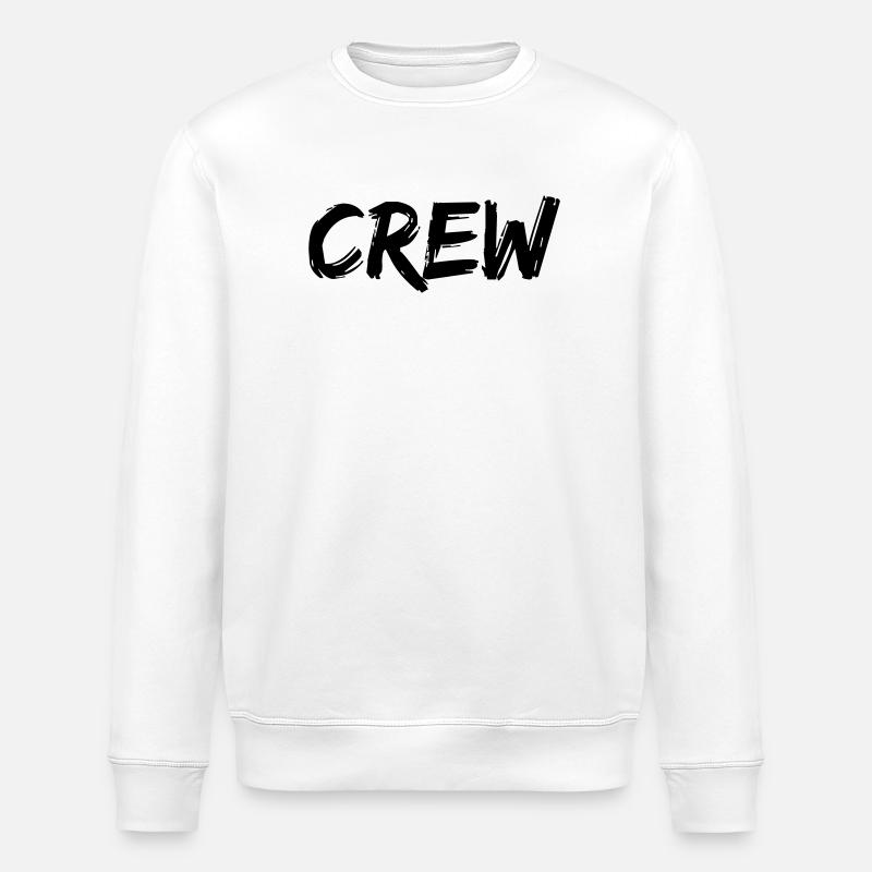 crew - Stanley/Stella ROLLER Unisex Organic Sweatshirt - white