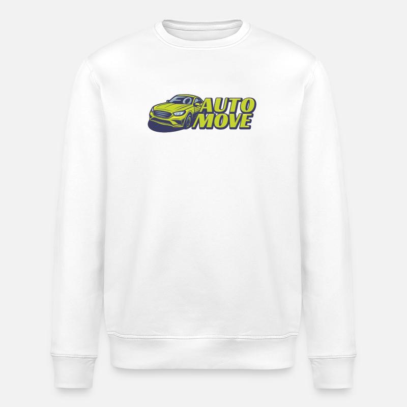 Automove_ohne_hintergrund - Stanley/Stella Unisex Bio-Sweatshirt ROLLER - Weiß
