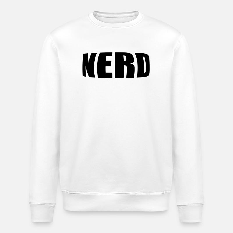 Nerd - Sweat bio ROLLER Stanley/Stella Unisexe - blanc