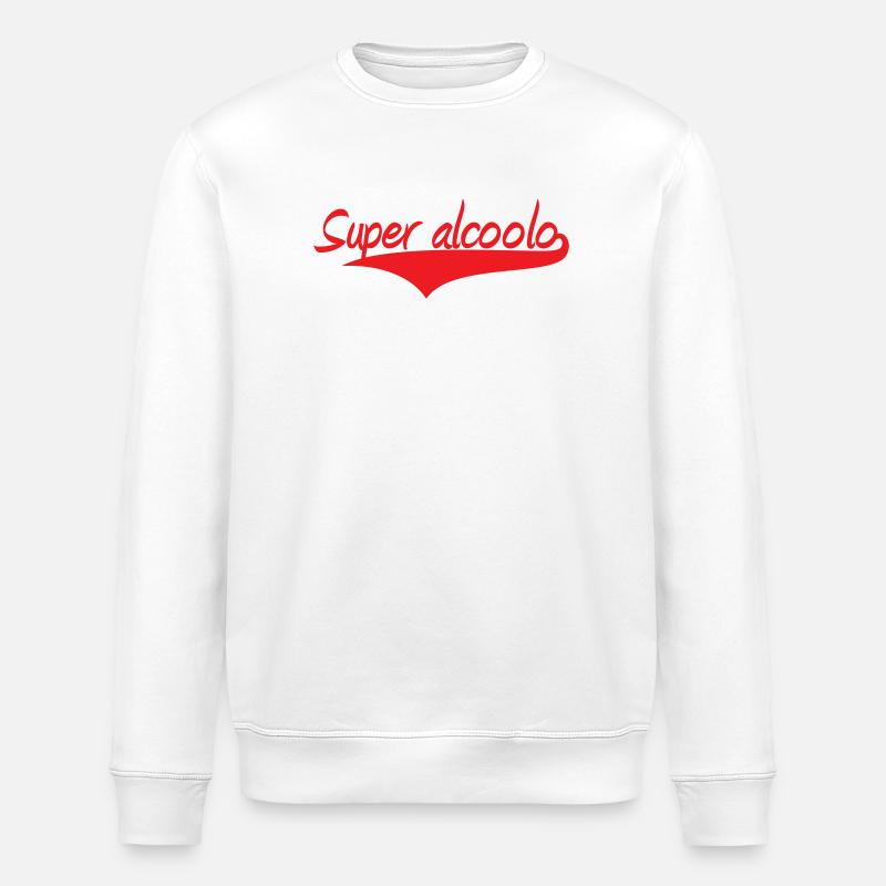 Super Alcoolo - Alcool - Sweat bio ROLLER Stanley/Stella Unisexe - blanc