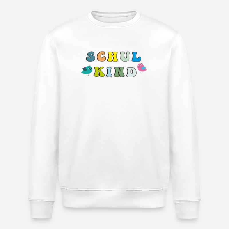 Schulkind  - Stanley/Stella Unisex Bio-Sweatshirt ROLLER - Weiß