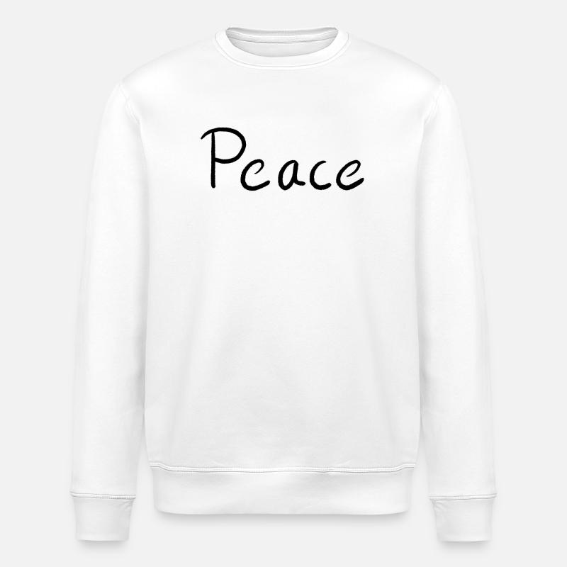 Peace - Stanley/Stella Unisex Bio-Sweatshirt ROLLER - Weiß