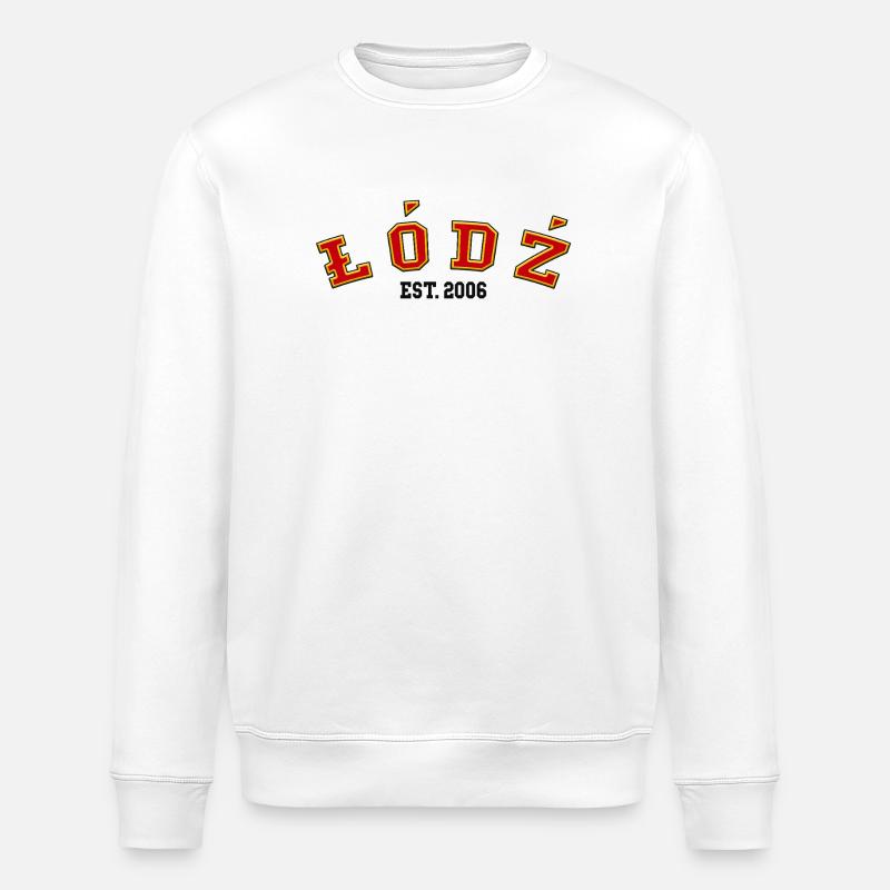 Łódź gegründet 2006 - Stanley/Stella Unisex Bio-Sweatshirt ROLLER - Weiß