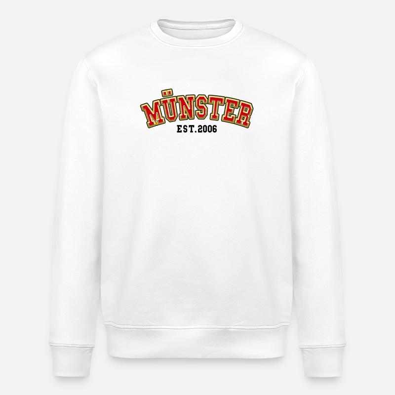 Münster gegründet 2006 - Stanley/Stella Unisex Bio-Sweatshirt ROLLER - Weiß