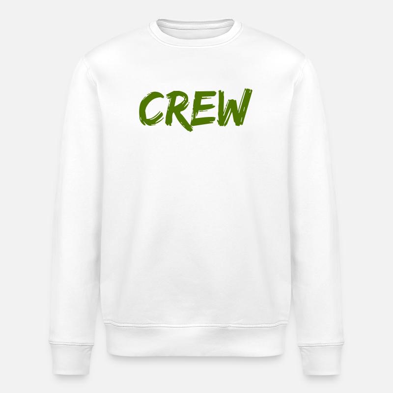crew- - Stanley/Stella Unisex Bio-Sweatshirt ROLLER - Weiß
