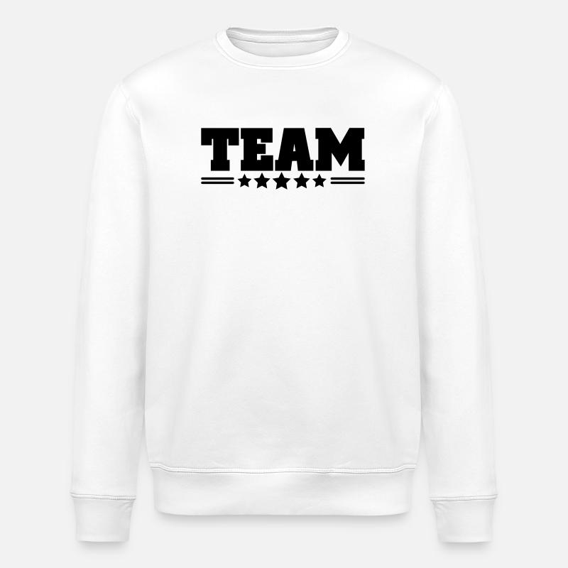 team - Stanley/Stella ROLLER Unisex Organic Sweatshirt - white