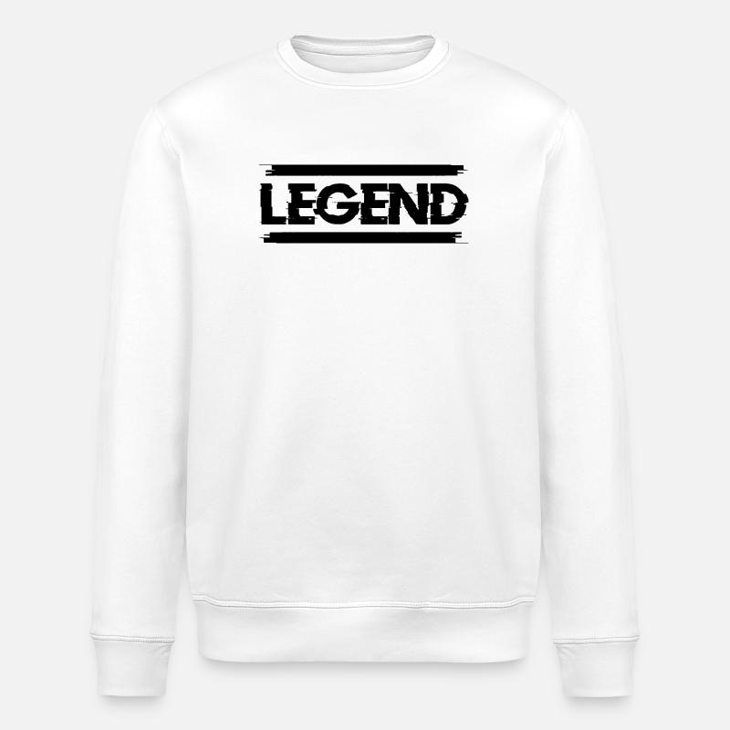 LEGEND - Stanley/Stella Unisex Bio-Sweatshirt ROLLER - Weiß