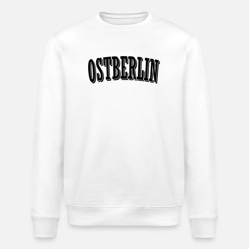 Maillot de Berlin-Est - Sweat bio ROLLER Stanley/Stella Unisexe - blanc