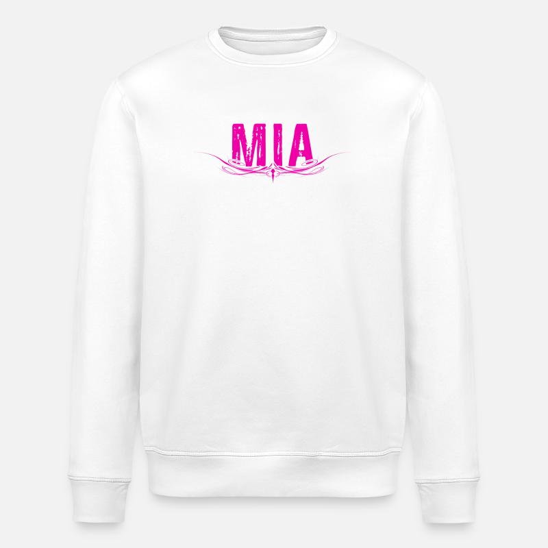 MIA verziert - Stanley/Stella Unisex Bio-Sweatshirt ROLLER - Weiß
