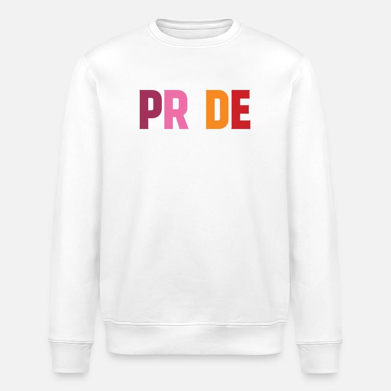 Lesbischer Stolz - Stanley/Stella Unisex Bio-Sweatshirt ROLLER - Weiß