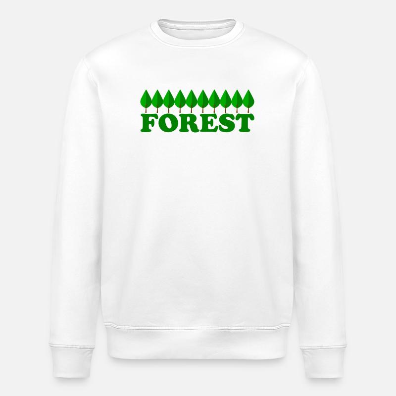 FORÊT - Sweat bio ROLLER Stanley/Stella Unisexe - blanc