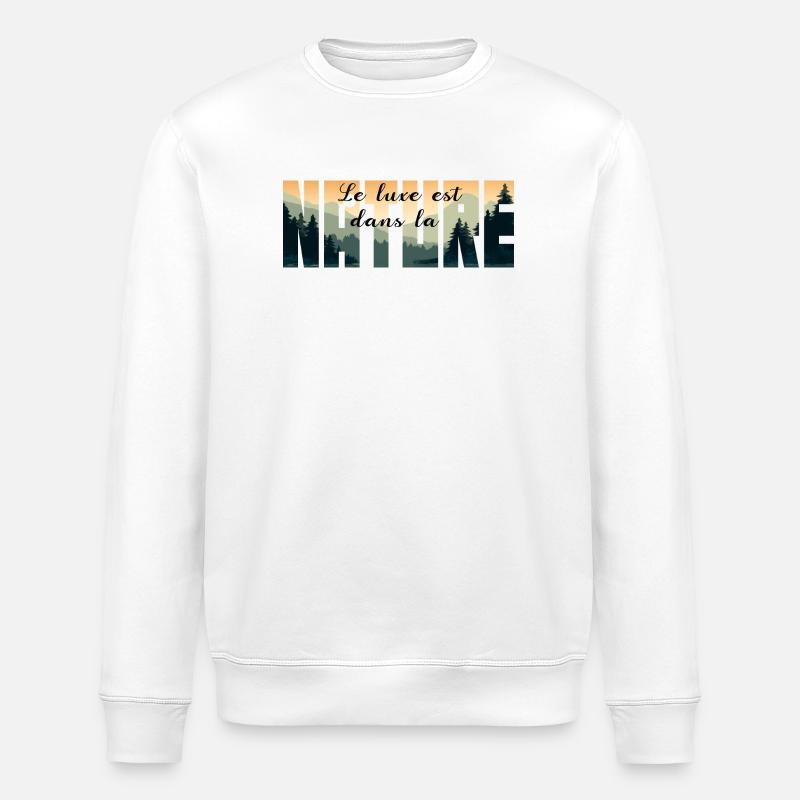 Le luxe est dans la NATURE - Sweat bio ROLLER Stanley/Stella Unisexe - blanc