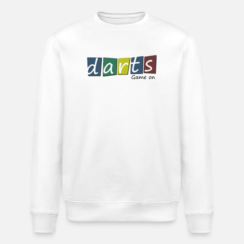 Fléchettes, fléchettes Nature 2 - Sweat bio ROLLER Stanley/Stella Unisexe - blanc