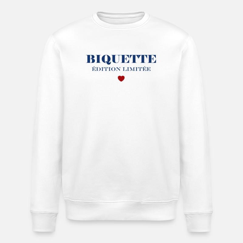 Biquette Édition Limitée - Sweat bio ROLLER Stanley/Stella Unisexe - blanc