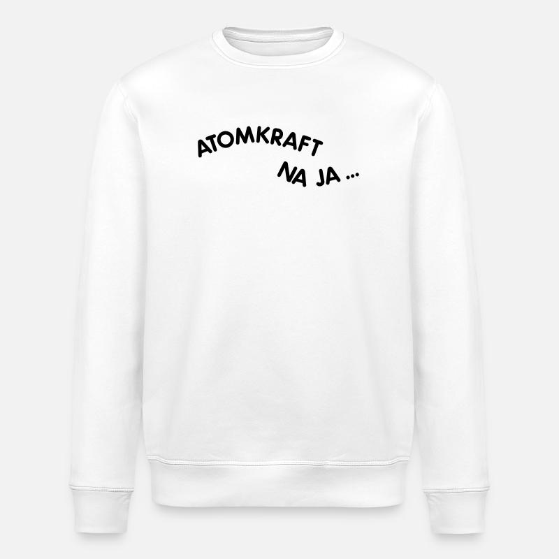 Atomkraft - Stanley/Stella Unisex Bio-Sweatshirt ROLLER - Weiß