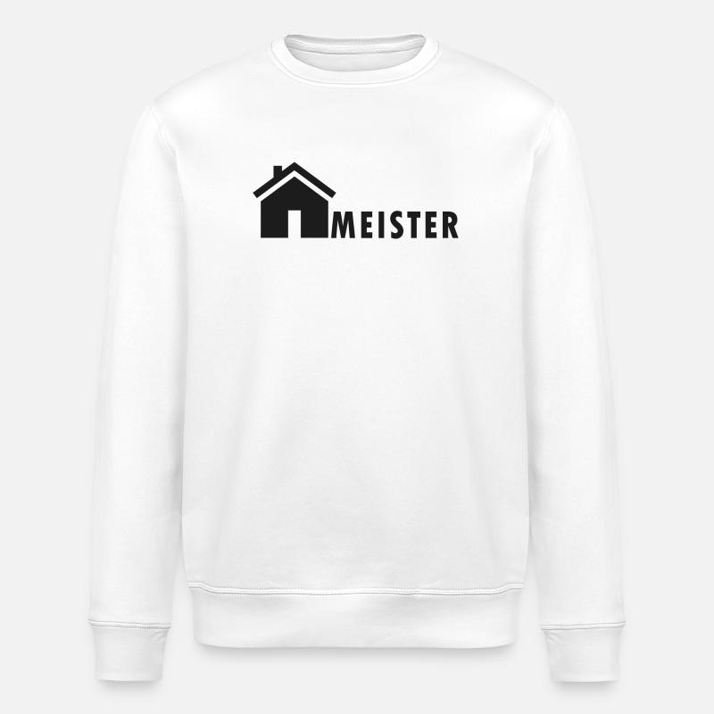 Hausmeister Design - Stanley/Stella Unisex Bio-Sweatshirt ROLLER - Weiß