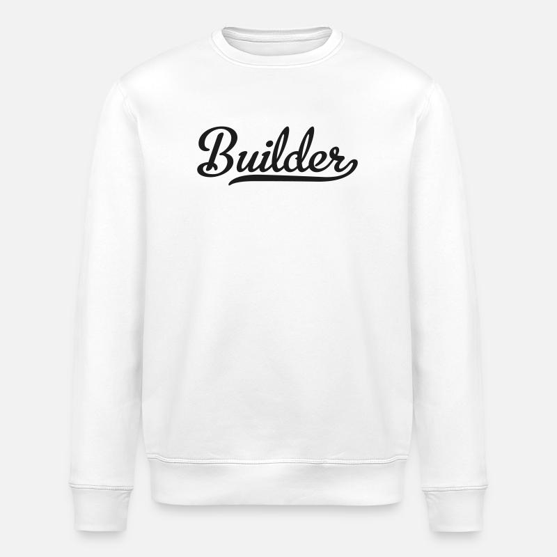Constructeur - Sweat bio ROLLER Stanley/Stella Unisexe - blanc