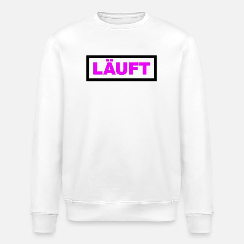 Läuft - Stanley/Stella Unisex Bio-Sweatshirt ROLLER - Weiß