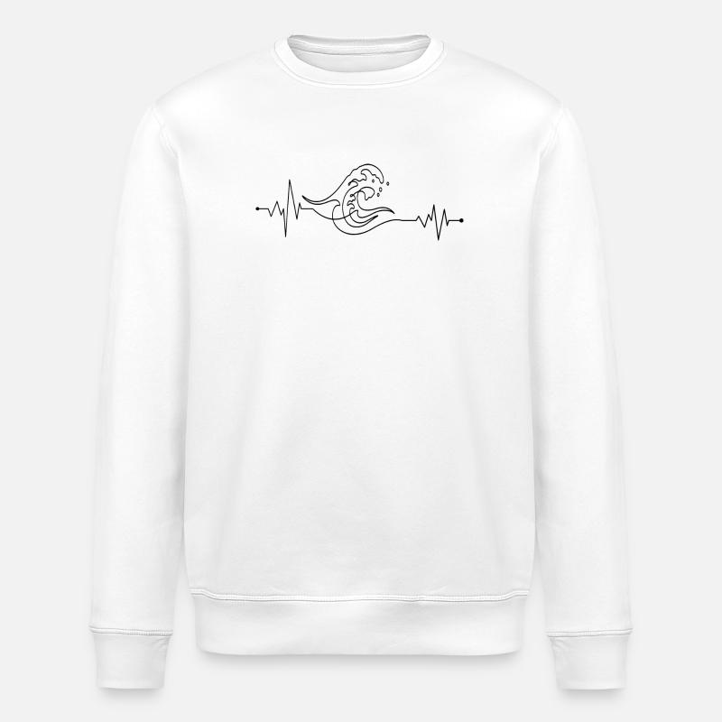 design_not_provided - Stanley/Stella ROLLER Unisex Organic Sweatshirt - white