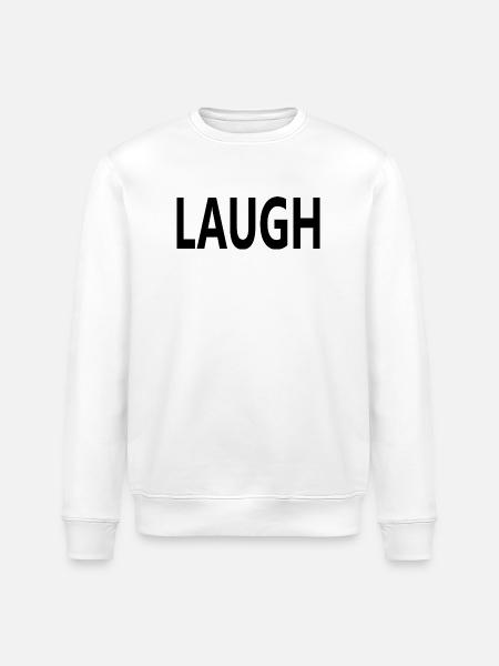 Laugh - Stanley/Stella Unisex Bio-Sweatshirt ROLLER - Weiß