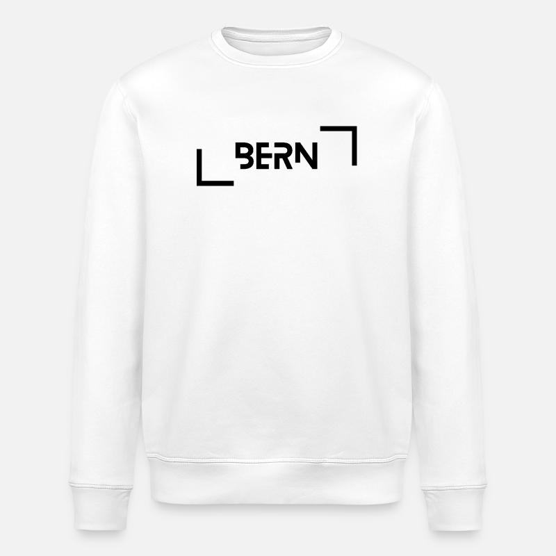 Bern Minimalistisch - Stanley/Stella Unisex Bio-Sweatshirt ROLLER - Weiß