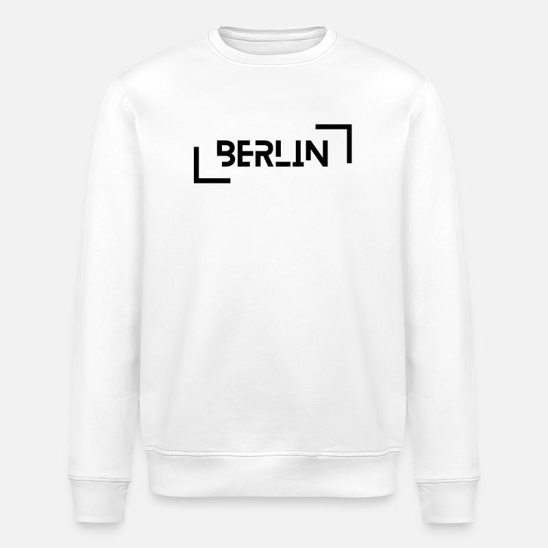 Berlin - Stanley/Stella ROLLER Unisex Organic Sweatshirt - white