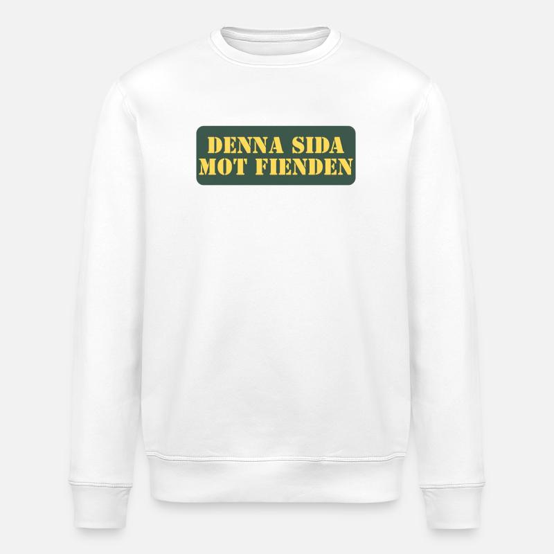 Diese Seite gegen den Feind - Stanley/Stella Unisex Bio-Sweatshirt ROLLER - Weiß
