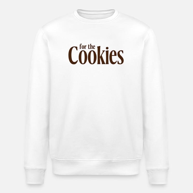 für die COOKIES - Stanley/Stella Unisex Bio-Sweatshirt ROLLER - Weiß