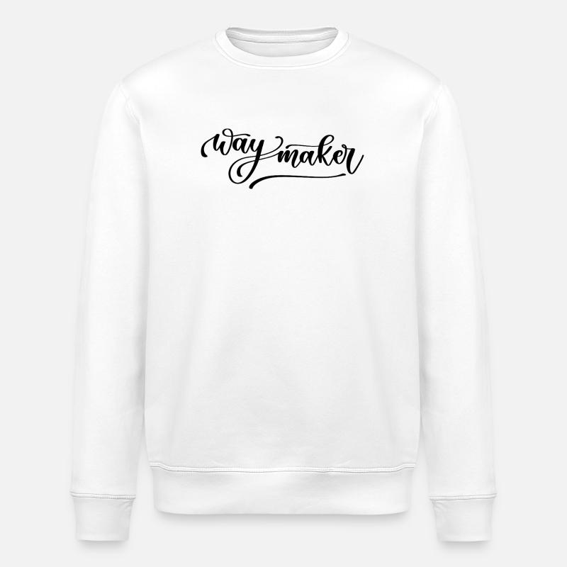 waymaker - Stanley/Stella ROLLER Unisex Organic Sweatshirt - white