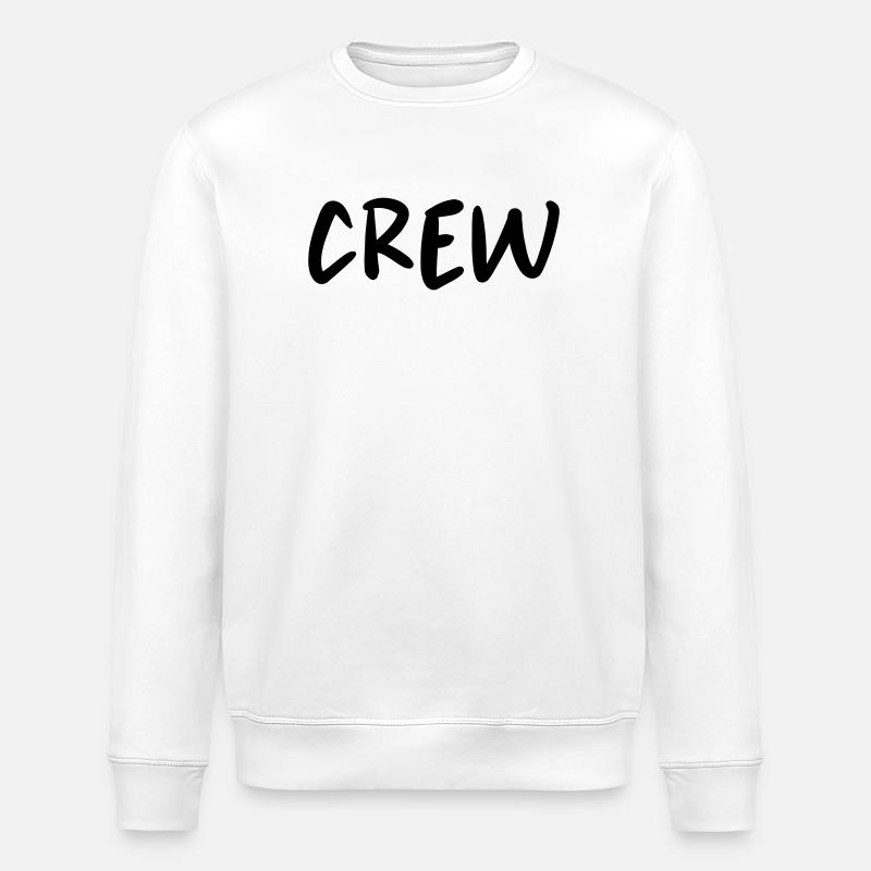 crew - Stanley/Stella ROLLER Unisex Organic Sweatshirt - white