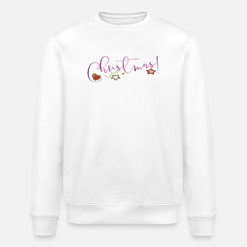 Christmas - Stanley/Stella Unisex Bio-Sweatshirt ROLLER - Weiß