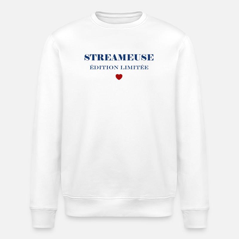Streamer - Stanley/Stella Unisex Bio-Sweatshirt ROLLER - Weiß