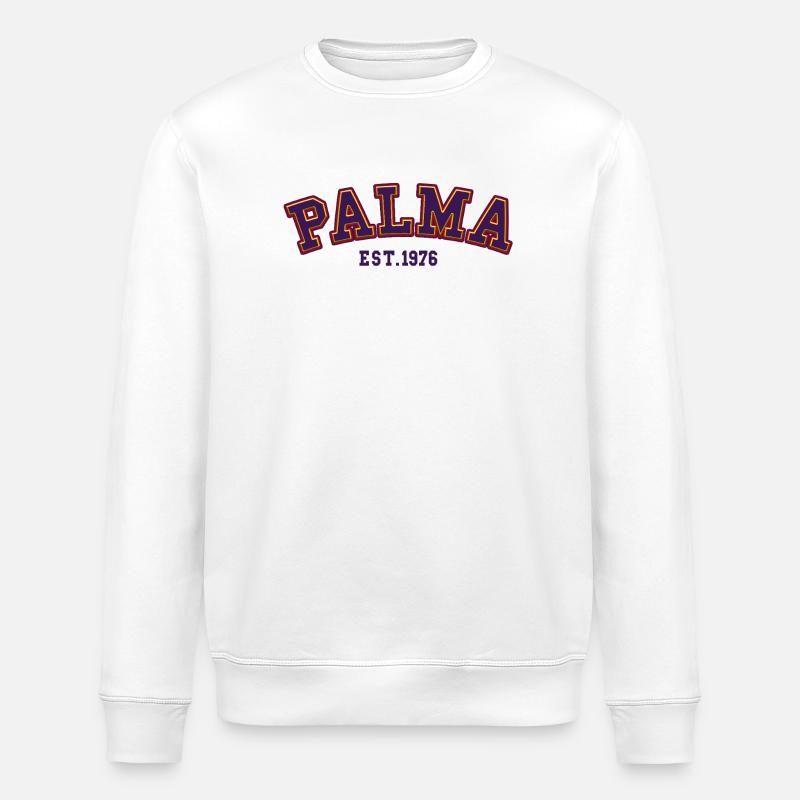 Palma Est. 1976 - Stanley/Stella ROLLER Unisex Organic Sweatshirt - white