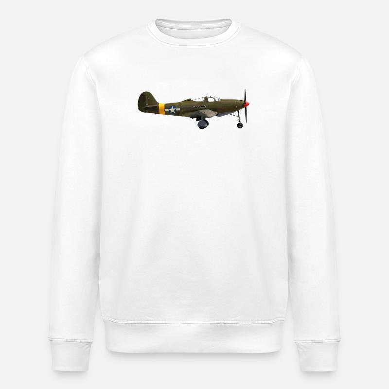 P-39 Airacobra - Stanley/Stella Unisex Bio-Sweatshirt ROLLER - Weiß